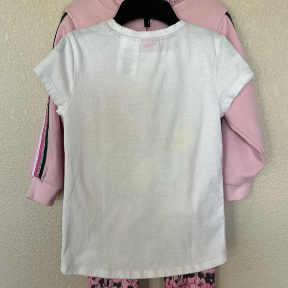 Girls Disney Minnie and Mickey set size 6. Tshirt, sweatshirt and pants included - Picture 3 of 14
